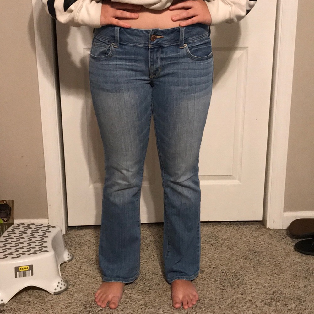 American Eagle, Bootcut, Slim, 8 short